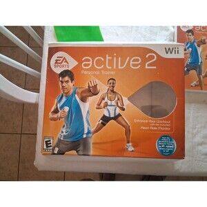 Wii Active 2 Personal Trainer Game Nintendo EA Sports New Open Box Complete